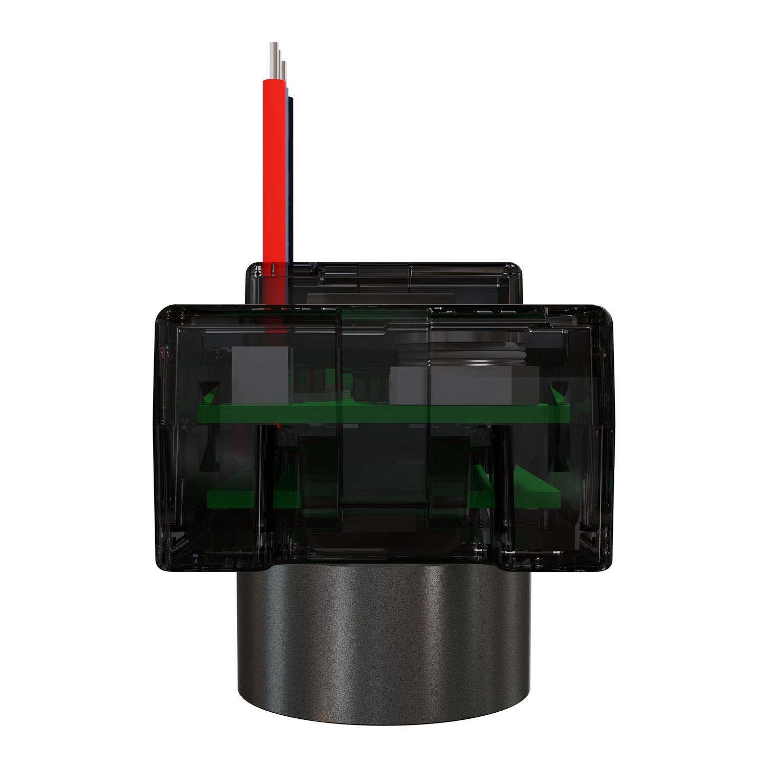 Clipsal Rotary Adaptor, Clipsal Solis T Series, for Wiser Dimmer Ebony Aluminium/ White Ceramic- 40RWDA-EA, 40RWDA-WC