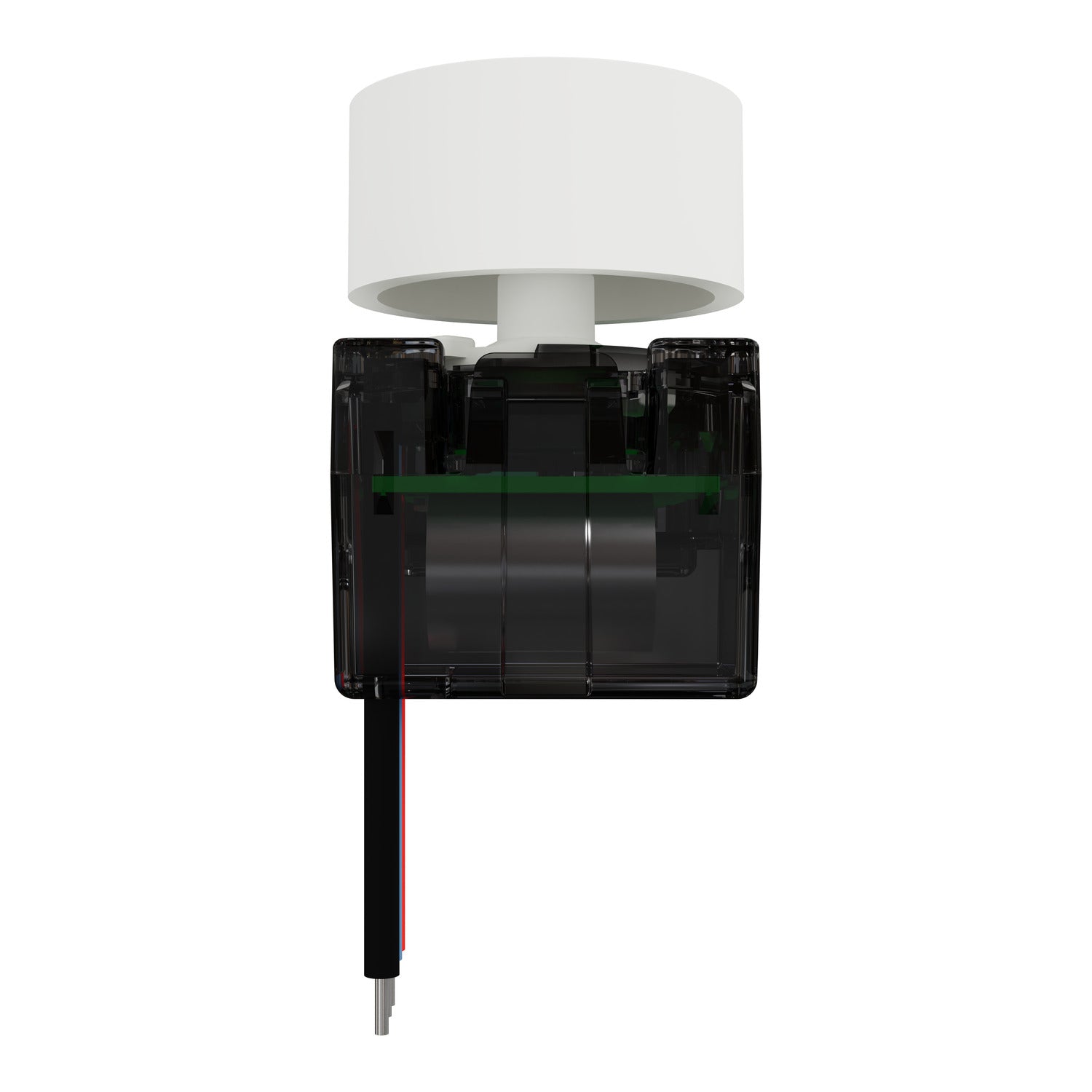 Clipsal Rotary Adaptor, Clipsal Solis T Series, for Wiser Dimmer Ebony Aluminium/ White Ceramic- 40RWDA-EA, 40RWDA-WC