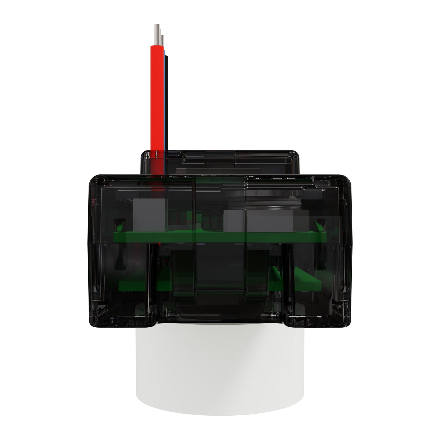 Clipsal Rotary Adaptor, Clipsal Solis T Series, for Wiser Dimmer Ebony Aluminium/ White Ceramic- 40RWDA-EA, 40RWDA-WC