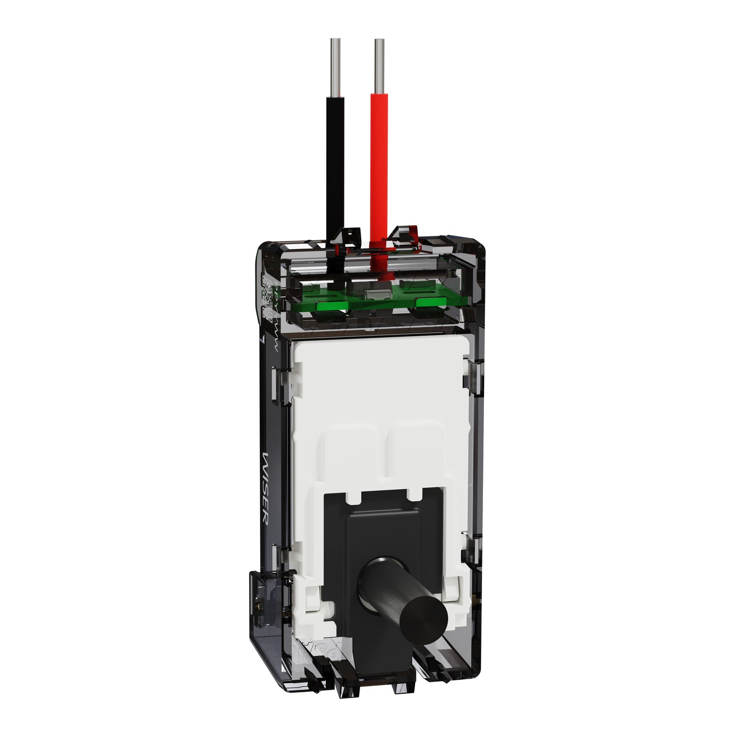 Clipsal Toggle Adaptor, Clipsal Solis T Series, for Wiser Switch Ebony Aluminium/ White Ceramic- 40TWSA-EA, 40TWSA-WC