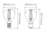 Domus Fancy Round G45 Dimmable B15 Filament Lamps and Globes Frosted 4.8W 240V IP20 - 65972, 65973- Domus Lighting