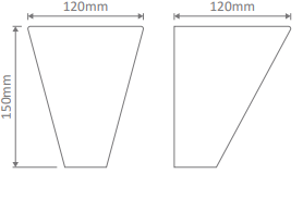 Domus BF - 2601B Ceramic Up/Down Interior Wall Light White 240V - 11083 -Domus Lighting