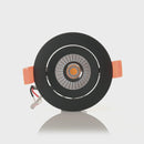 Havit Commercial Round Tilt Recessed 72mm LED Downlight 3000K 4000K Black 7.2W 24V IP44 - HCP-81290637, HCP-81290647