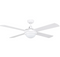 Brilliant TEMPEST-II 52in. Light with Ceiling Fan White / Black / Brushed Aluminium 240V - 99988/05, 99988/06, 99988/13 - Brilliant Lighting