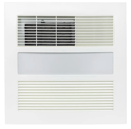 Brilliant SOLACE- 4-in-1 Bathroom Mate Ceiling Fans 4200K White/ Black 35W 240V IP20 - 21476/06, 21476/05