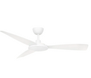 Brilliant MASCOT 52in Ceiling Fan Matt White / Matt Black 220-240V - 22197/06, 22197/05 - Brilliant Lighting