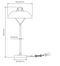 Domus FORGE-TL Table Lamp Silver 240V IP20 - 22712 - Domus Lighting