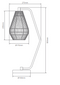Domus Carter Paper Rope Desk Lamp Black / Natural 240V IP20 - 23148, 23149 - Domus Lighting