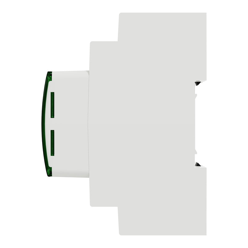 Clipsal Relay voltage free, SpaceLogic C-Bus, 8 channel, DIN rail mounted, selectable inbuilt C-Bus power supply - Replaces L5508RVFP, L5508RVF