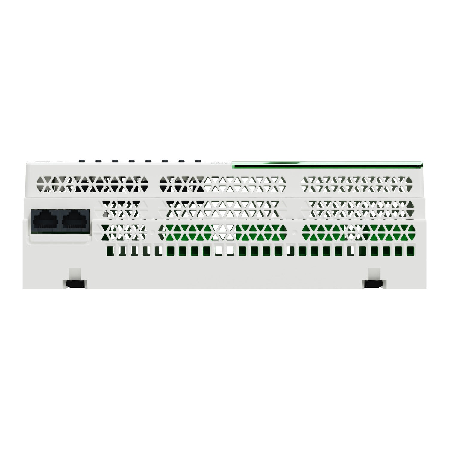 Clipsal Relay voltage free, SpaceLogic C-Bus, 16 channel, DIN rail mounted, selectable inbuilt C-Bus power supply -  Replaces L5512RVFP, L5512RVF