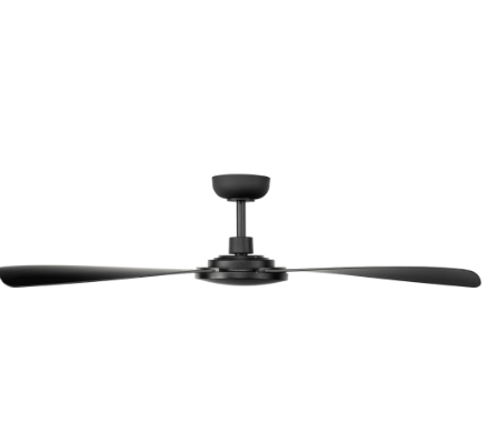 Brilliant MASCOT 52in Ceiling Fan Matt White / Matt Black 220-240V - 22197/06, 22197/05 - Brilliant Lighting