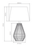 Domus Carter Paper Rope Table Lamp Black / Natural 240V IP20 - 23146, 213147 - Domus Lighting