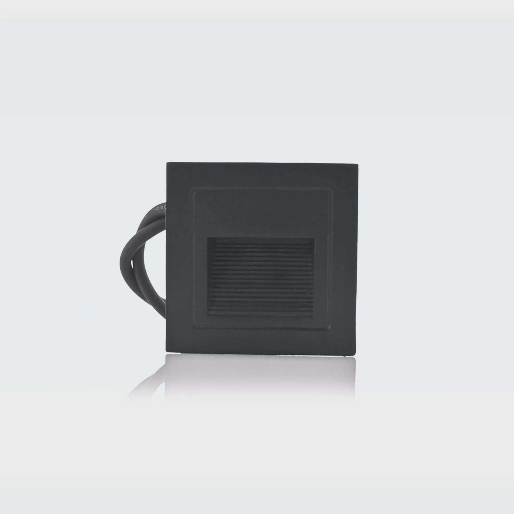 Havit Trin Square Recessed LED Exterior Step Lights Tri- Black 3W 12V/240V IP54- HV3112T-BLK-240V, HV3112T-BLK-12V