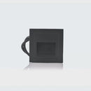 Havit Trin Square Recessed Garden Step and Up Light Tri- Black 3W 12V/240V IP54- HV3112T-BLK-240V, HV3112T-BLK-12V