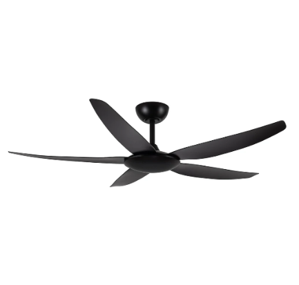 Brilliant AMARI- 56in 5 Blade Ceiling Fan Matt White / Matt Black 220-240V - 21723/06, 21723/05 - Brilliant Lighting