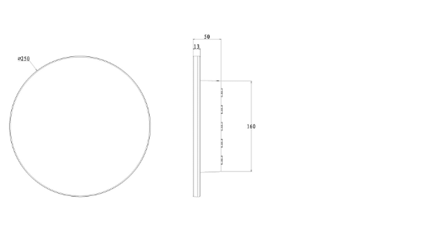 SAL AFFINITY SE7359TC Exterior Wall Lights Tri - Black / White 8W 240V IP65 - SE7359TC/BK, SE7359TC/WH -SAL Lighting