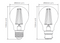 Domus Glass Dimmable B22 Filament Lamps and Globes 2700K 6500K Clear 7.8W 240V IP20 - 65930, 65931 - Domus Lighting