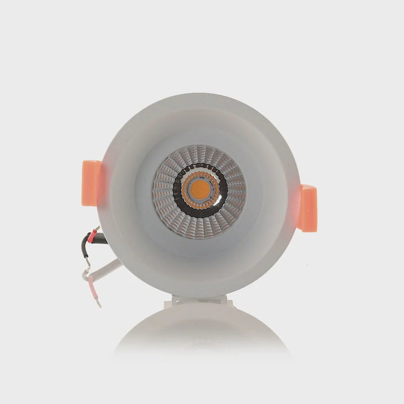 Havit Commercial Round Deep Fixed Recessed 76mm LED Downlight 3000K 4000K White 7.2W 24V IP44 - HCP-8139