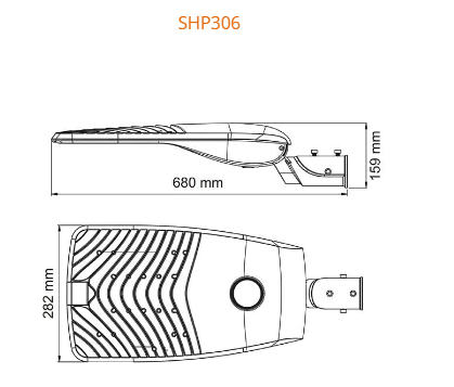 SAL Drive SHP306 LED Flood Light 4000K 5000K Black 30/90W 240V IP66 - SHP306/NDL