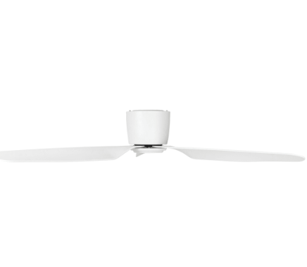 Brilliant PRESTON Hugger 48in Ceiling Fan Matt White / Matt Black 220-240V - 22087/06, 22087/05 - Brilliant Lighting