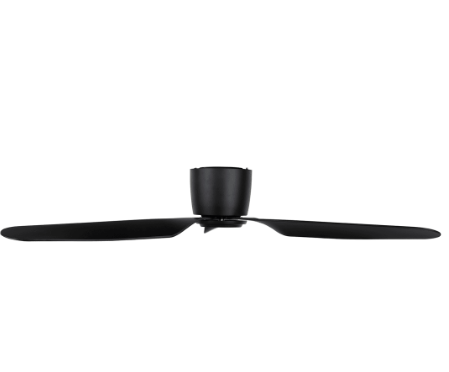 Brilliant PRESTON Hugger 48in Ceiling Fan Matt White / Matt Black 220-240V - 22087/06, 22087/05 - Brilliant Lighting