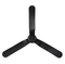 Brilliant PRESTON Hugger 48in Ceiling Fan Matt White / Matt Black 220-240V - 22087/06, 22087/05 - Brilliant Lighting