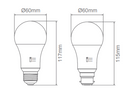 GLS 12W 240V Tricolour Dimmable LED Frosted Lamp IP20