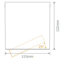 Domus Neo-20 Round Surface Mount Tiltable Dimmable LED Downlight Tri - White 20W 240V IP20 - 21297 - Domus Lighting