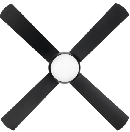 Brilliant TEMPEST LED- 52in. with Light Ceiling Fan Tri- White/ Black/ Brushed Chrome 50W 240V - 20580/13, 20580/06, 20580/05