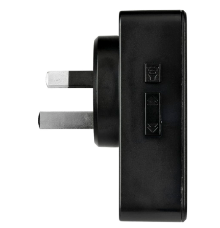 Brilliant DOORBELL- WiFi Video Doorbell and Chime Smart Lighting Controls Black IP44 - 22163/06 - Brilliant Lighting