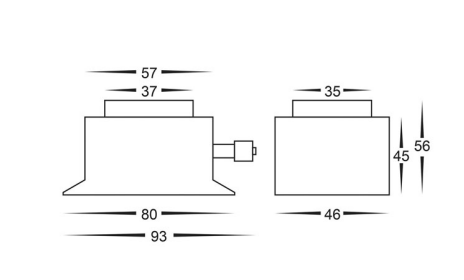 Havit Weatherproof Drivers Black 12W 12V IP66 - HV2826-D-12W