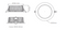Domus Neo-Pro Round Recessed Dimmable LED Downlight Kit Tri - White 35W 240V IP65 - 20920, 21611, 21886 - Domus Lighting