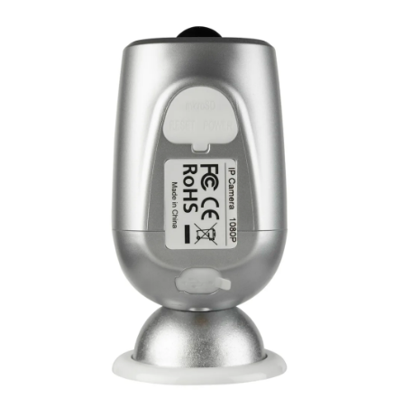 Brilliant FLARE Smart WiFi Rechargeable with Light Security Cameras Silver IP65 - 21812/11 - Brilliant Lighting