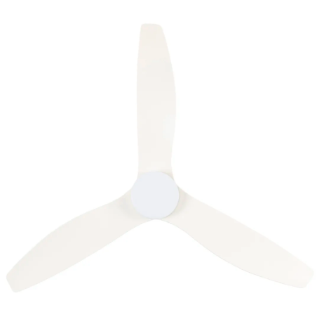 Brilliant Smart WiFi 52in. with Light Ceiling Fan Tri - White-White / Black-Black / Charcoal-Maple / White-Whitewash 18W 240V - 20918- Brilliant Lighting