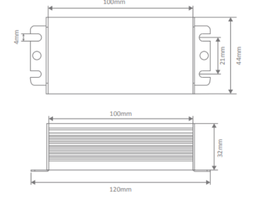 Domus Weatherproof Constant Voltage Drivers Grey 10-250W 24V IP67 - 20249, 20250, 20251, 20252, 20253, 20254, 20257, 20258 - Domus Lighting