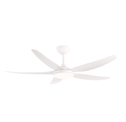 AMARI- 56in 5-Blade DC Ceiling Fan 35W with LED CCT Light 24W Brilliant Lighting