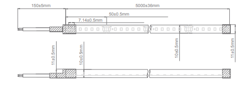 Domus Pleo-14.4 Flex LED Strip Tri - Neon 14.4W 24V IP66 - 20353, 20354, 20355 - Domus Lighting