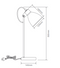 Domus LEAH-DL Table Lamp Black / White 240V IP20 - 22536, 22537 - Domus Lighting