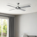 Brilliant TEMPEST 52in. Ceiling Fan White/ Black/ Brushed Aluminium 50W - 99983/05, 99983/06, 99983/13