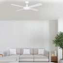 Brilliant TEMPEST 52in. Ceiling Fan White/ Black/ Brushed Aluminium 50W - 99983/05, 99983/06, 99983/13