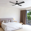 Brilliant TEMPEST-II 52in. Light with Ceiling Fan White/ Black/ Brushed Aluminium 50W 240V - 99988/05, 99988/06, 99988/13