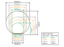 Domus Polysphere 300mm Sphere Garden Step and Up Lights Opal / Smoke IP44 - 18603, 18604 - Domus Lighting