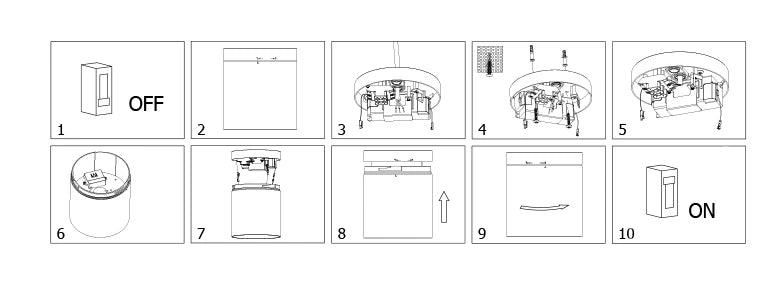 SAL AIRLEE LED Downlights Tri- White/ Black 15/40W 240V IP65- S9605TC 