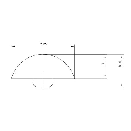 SAL ASTER DZINE Garden Spike Lights 3000K Black 2.5W 12V IP65- SE7367G4/BK