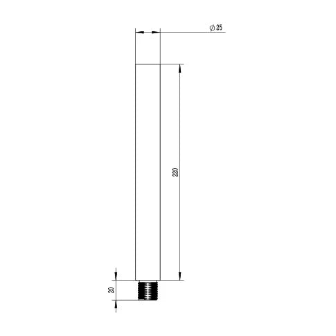 SAL ASTER DZINE Garden Spike Lights 3000K Antique Brass 2.5W 12V IP65- SE7367G4/AB