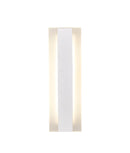 CLA BANDA: Rectangular Wall Lights with Frosted Diffuser Tri - Black/ White 9W 240V IP65 - BANDA