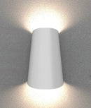 CLA BESTRI: LED Surface Mounted Cone Up/Down Exterior Wall Lights Tri - White 100-240V IP65 - BESTRI2