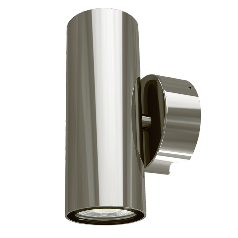 SAL BONDI II Exterior Wall Lights Tri - Aluminium / Black / Stainless Steel 2 X 5W 240V IP65 - SL7322/TC - SAL Lighting