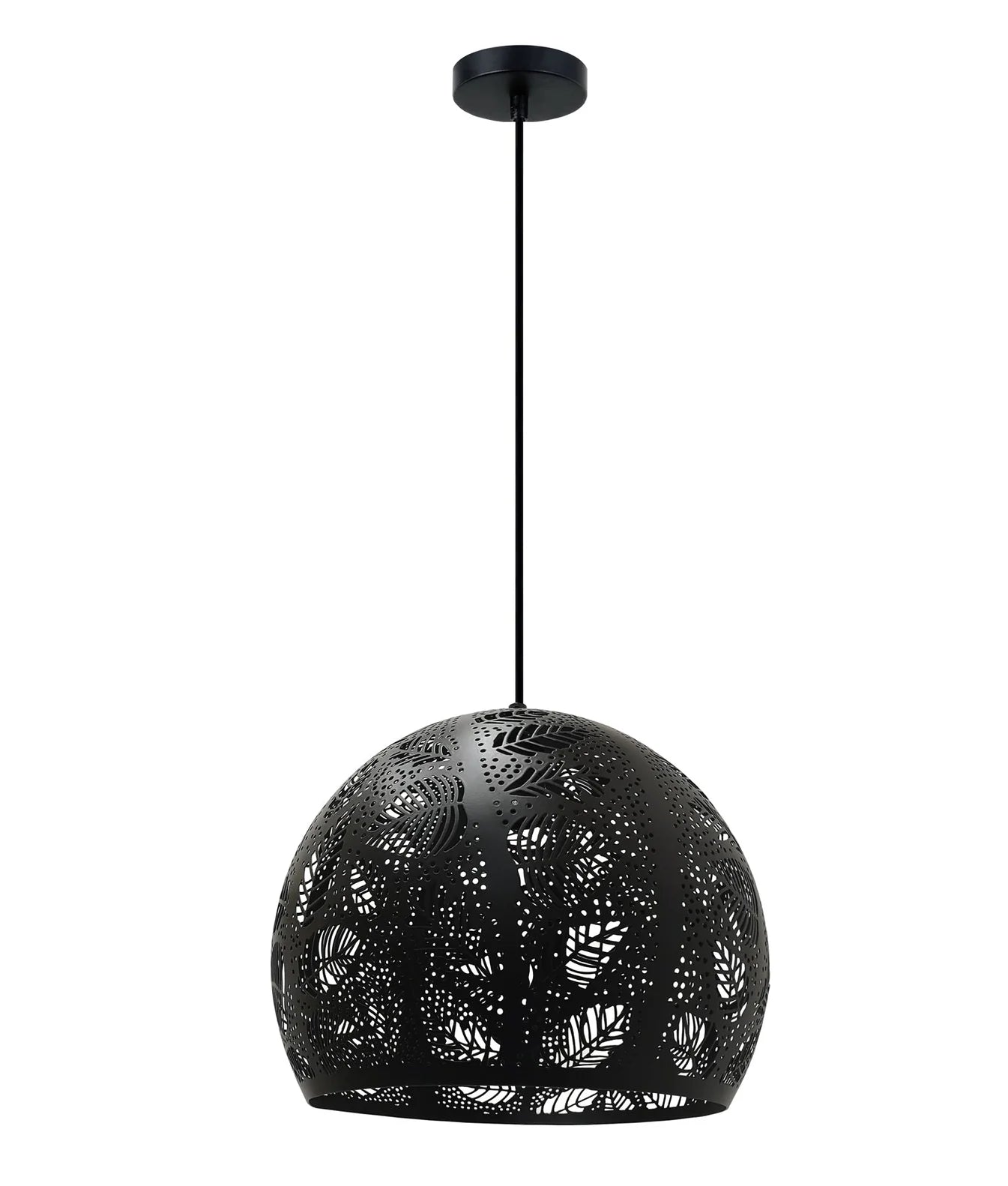 CLA BOTANICA: Bohemian Embossed Dome Shape Interior Pendant Black/ Coffee 240V- BOTANICA02A, BOTANICA03A