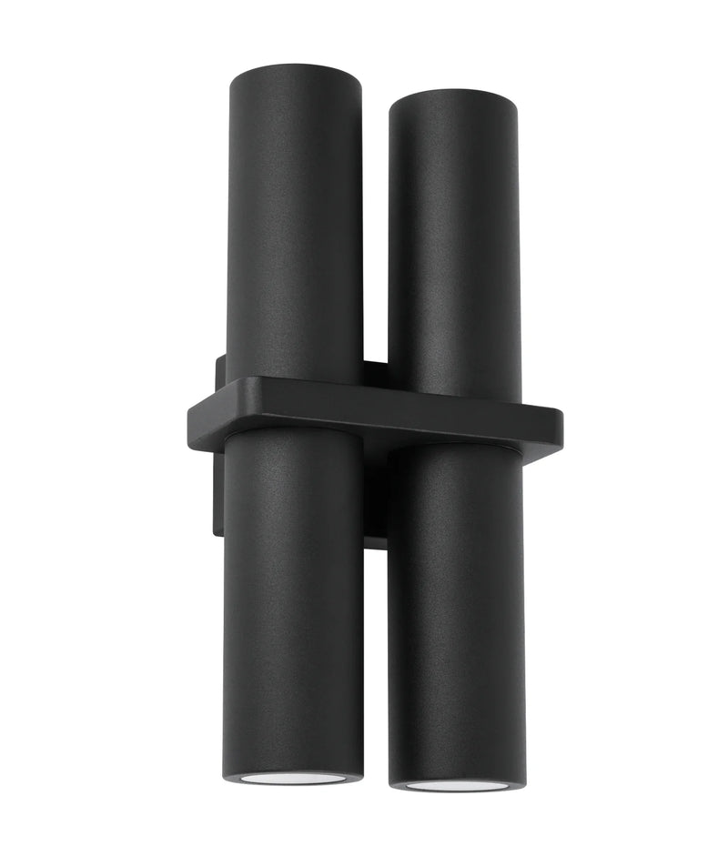 CLA BRILLER: Up/Down Single/ Double Pillar Spot Exterior Wall Lights Black 265V IP65- BRILLER1, BRILLER2
